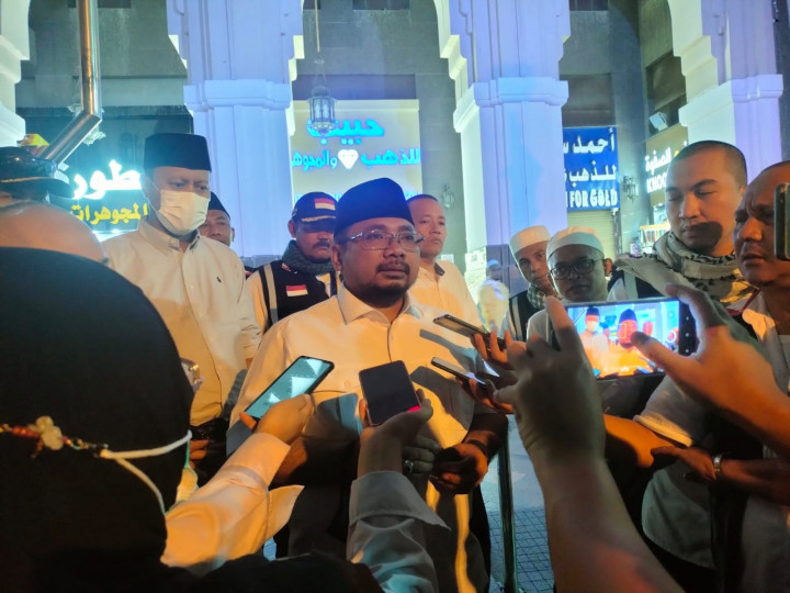 Menag Cek Aktivitas Jemaah Haji di Masjidil Haram