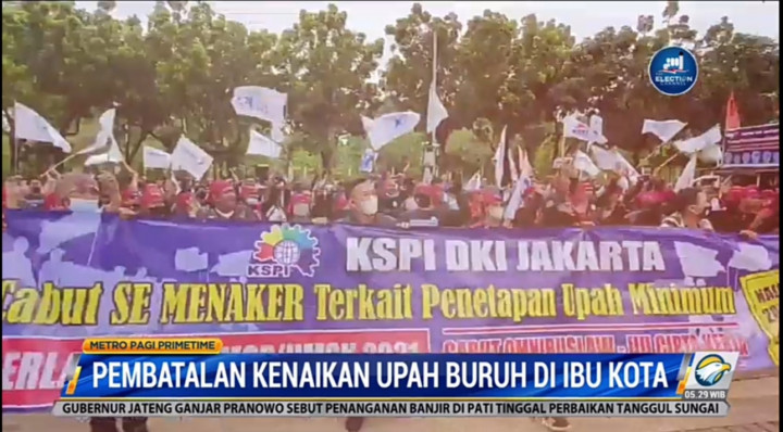 Wagub DKI Pertimbangkan Banding Tekait Pembatalan Kenaikan Upah Buruh Jakarta