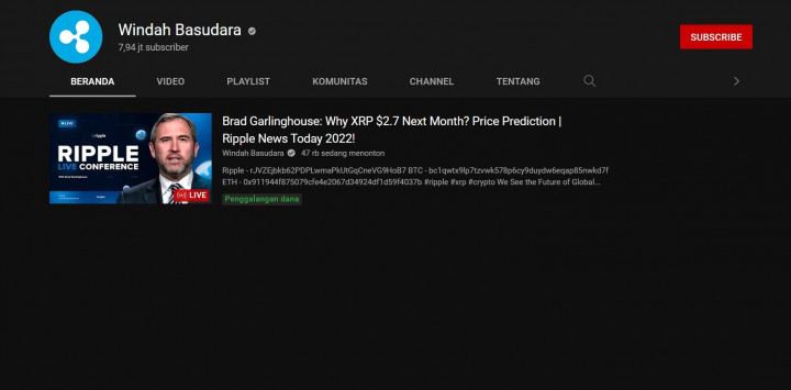 Belajar dari Kasus Windah Basudara, Ini Tanda YouTube Dibajak