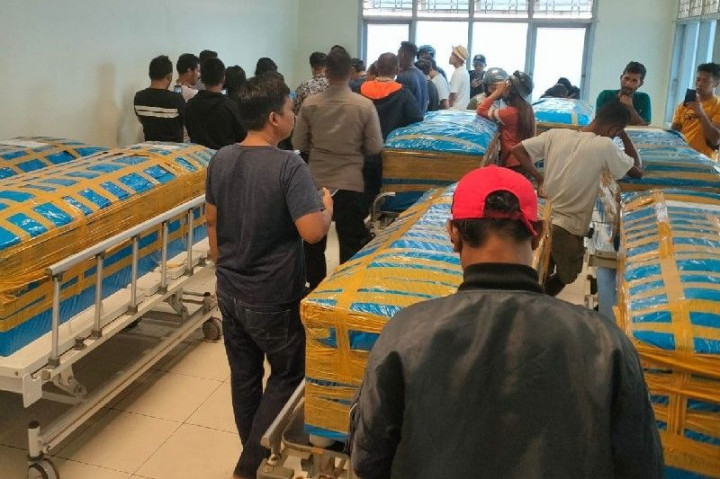 8 Jasad Korban KKB Papua Diterbangkan dari Timika