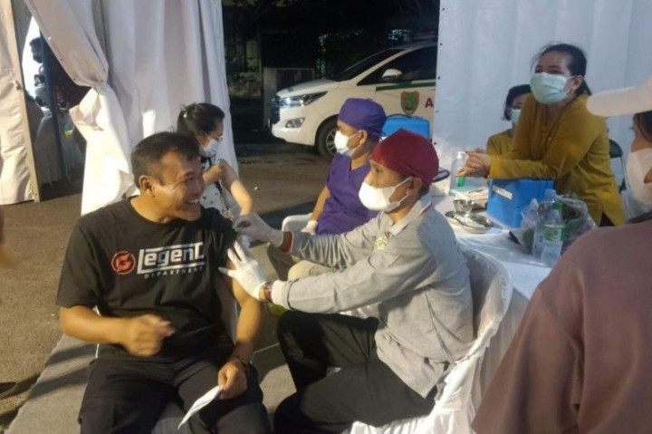 Capaian Vaksinasi Covid-19 Dosis Pertama di Kalteng Hampir 100%