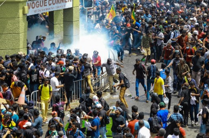 Aksi Protes Mengecam Krisis Ekonomi Sri Lanka Masuki Hari ke-100