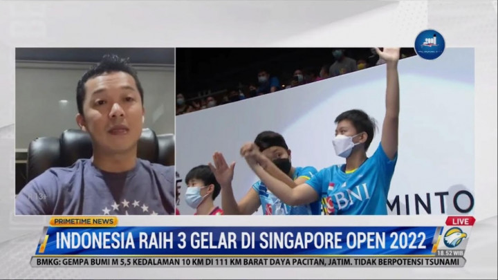 Sabet 3 Gelar Juara di Singapore Open 2022, Taufik Hidayat: Indonesia Bangga