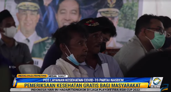 Prananda Paloh Buat Posko Kesehatan Gratis di Medan Labuhan