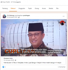 [Cek Fakta] Benarkah Anies Baswedan Lupa Bangun Masjid selama Menjabat Gubernur DKI? Ini Faktanya
