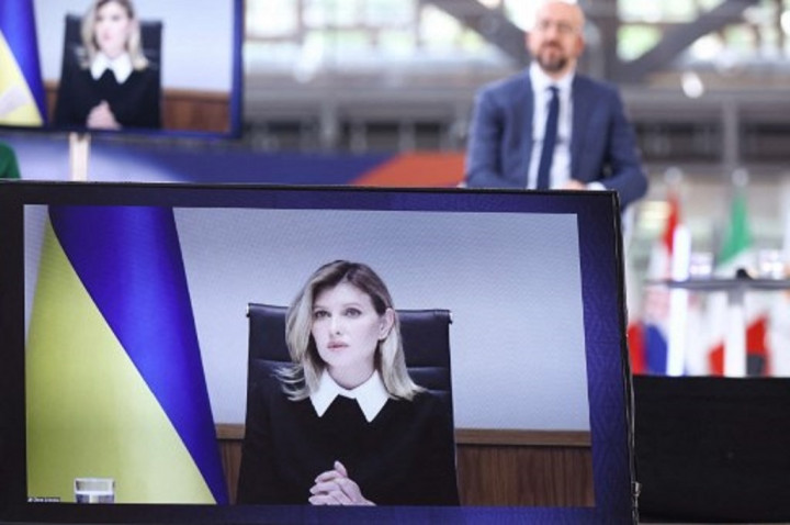 Ibu Negara Ukraina Memulai Kunjungan ke AS dengan Bertemu Blinken