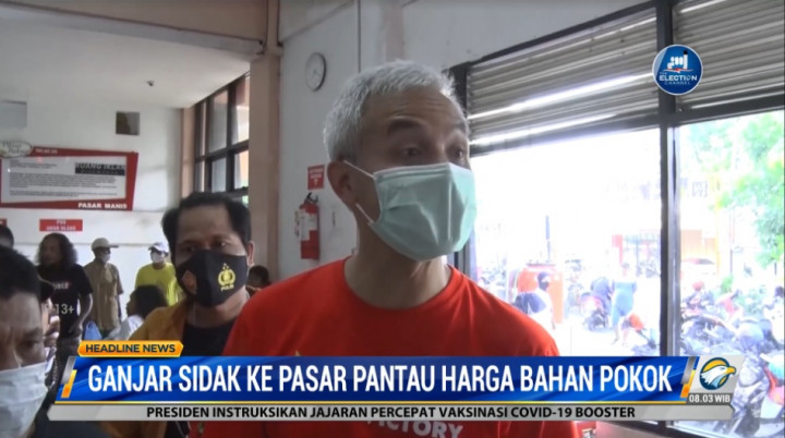 Sidak ke Pasar, Ganjar Temukan Harga Sejumlah Sembako Tinggi