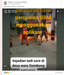 [Cek Fakta] Video Kendaraan Terbakar Isi BBM di SPBU karena Gunakan Aplikasi? Ini Faktanya