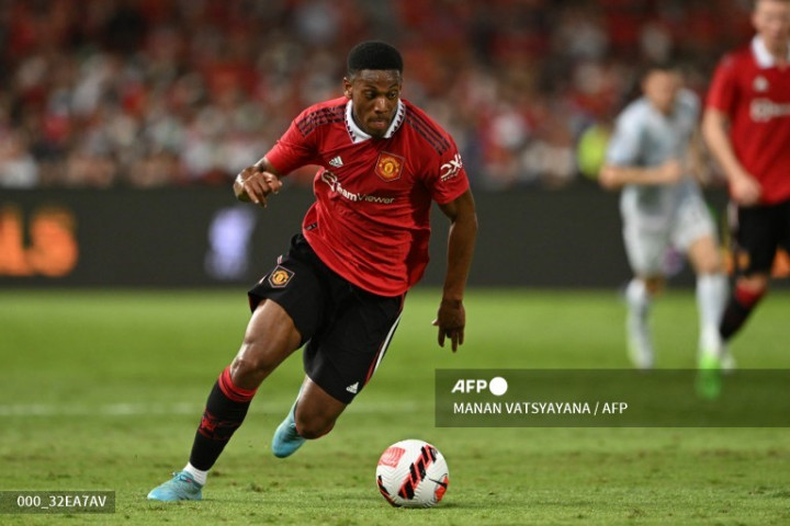 MU Bekuk Palace di Pramusim, Martial Kembali Cetak Gol