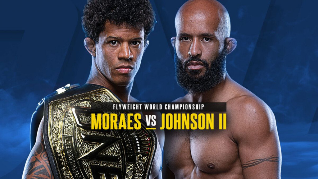 Adriano Moraes (kiri) dan Demetrious Johnson. (Foto: Istimewa)