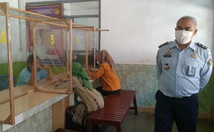 Rutan Kelas IIB di Jepara Mulai Berlakukan Besuk Tatap Muka