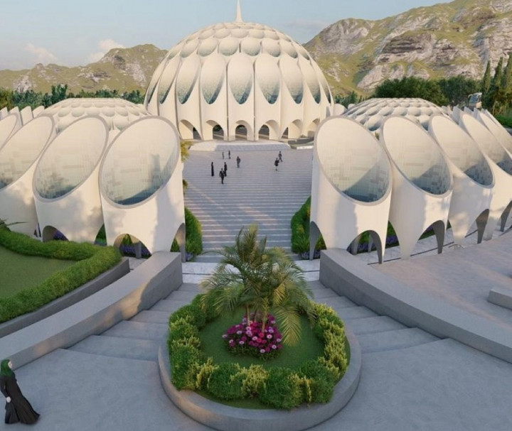 Masjid Al Mumtadz Dibangun dengan Konsep Butiran Air Hujan, Apa Artinya?