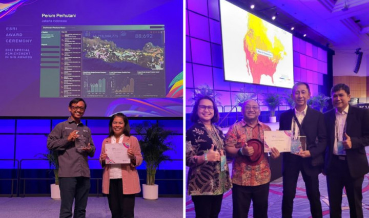 Inovasi Teknologi Geospasial Indonesia Terima Penghargaan Global Esri