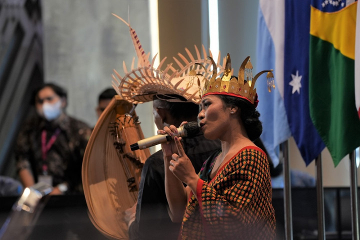 Petikan Sasando Sambut Dunia di Pertemuan Ketiga DEWG G20 Labuan Bajo