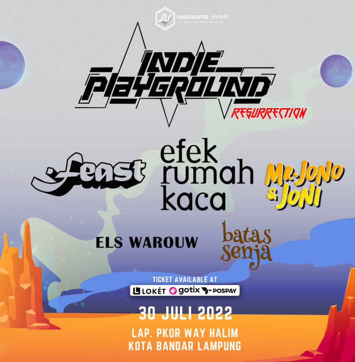 Indie Playground Kembali Gandeng Pospay sebagai <i>Official Gate Ticketing</i>