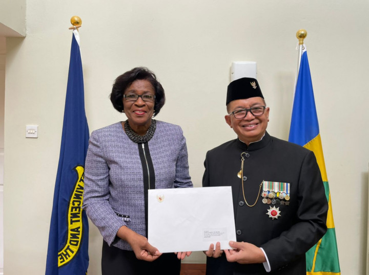 Kehadiran Dubes Pererat Hubungan St Vincent dan Grenadines dengan Indonesia