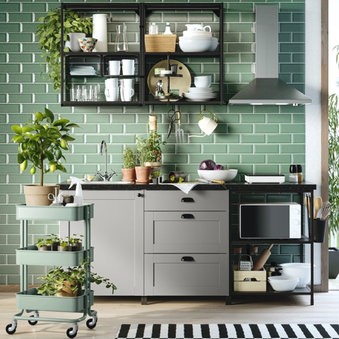 Ini tips supaya dapur kamu terlihat lebih luas. (Foto: Dok. Ikea)