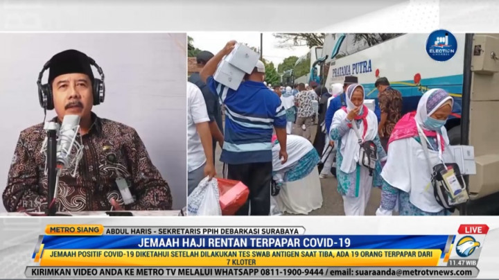19 Peserta Haji Jatim yang Tiba dari Saudi Positif Covid-19