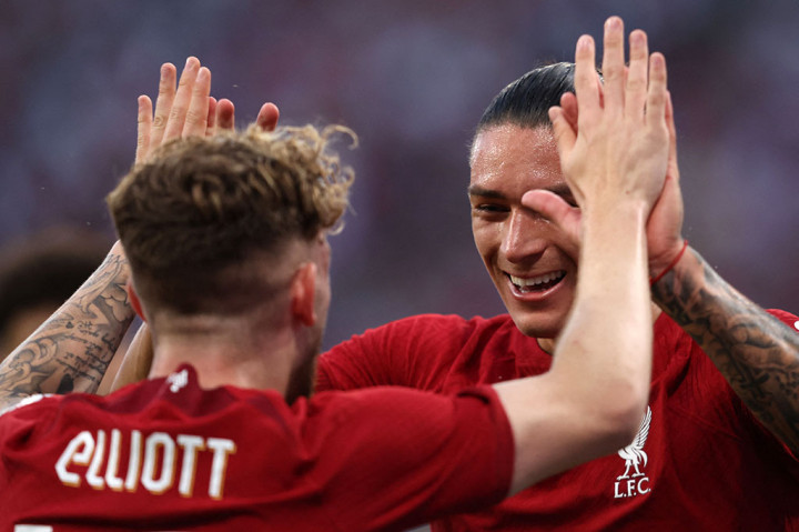 Laga Pramusim: Nunez Quat-trick, Liverpool Gilas Leipzig 5-0