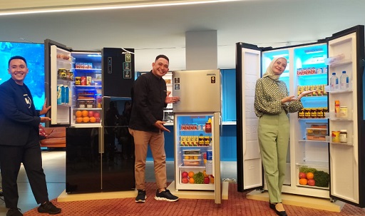 Satrio, Chef Brian dan Dhatu Rembulan dalam acara Modena 'Freshness no Longer', di Kemang, (Foto: Dok. Yuni)