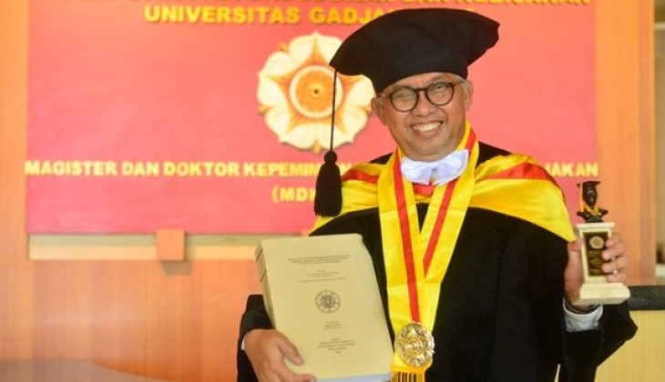 Wisudawan UGM Salman Al Farisi. DOK UGM