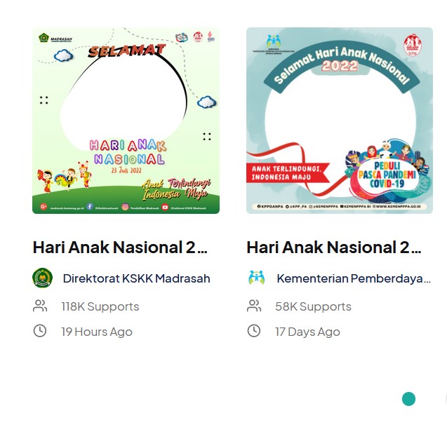 25 Link Download Twibbon Hari Anak Nasional 2022 Lengkap dengan Logo dan Tema