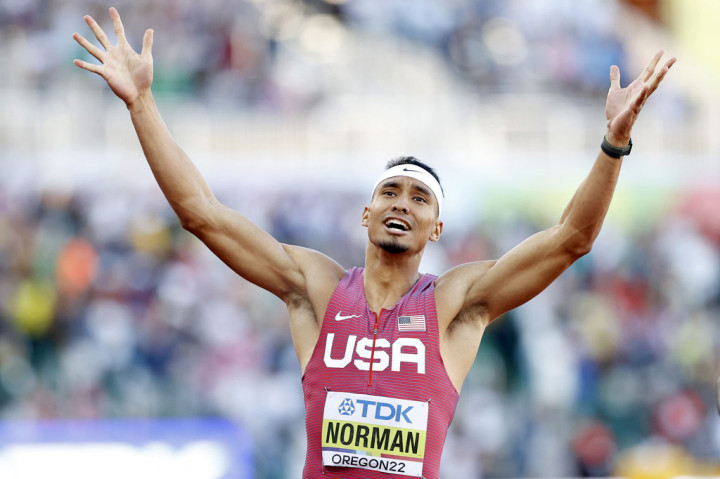 Kejuaraan Dunia Atletik: Sprinter AS Michael Norman Raih Emas 400 Meter
