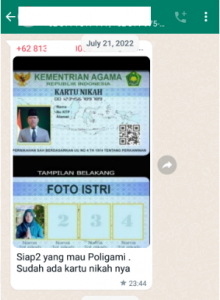 [Cek Fakta] Kementerian Agama Rilis Kartu Nikah 1 Suami 4 Istri? Ini Faktanya