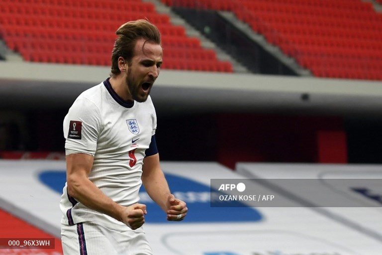 Penyerang Tottenham Hotspur, Harry Kane (AFP/Ozan Kose)