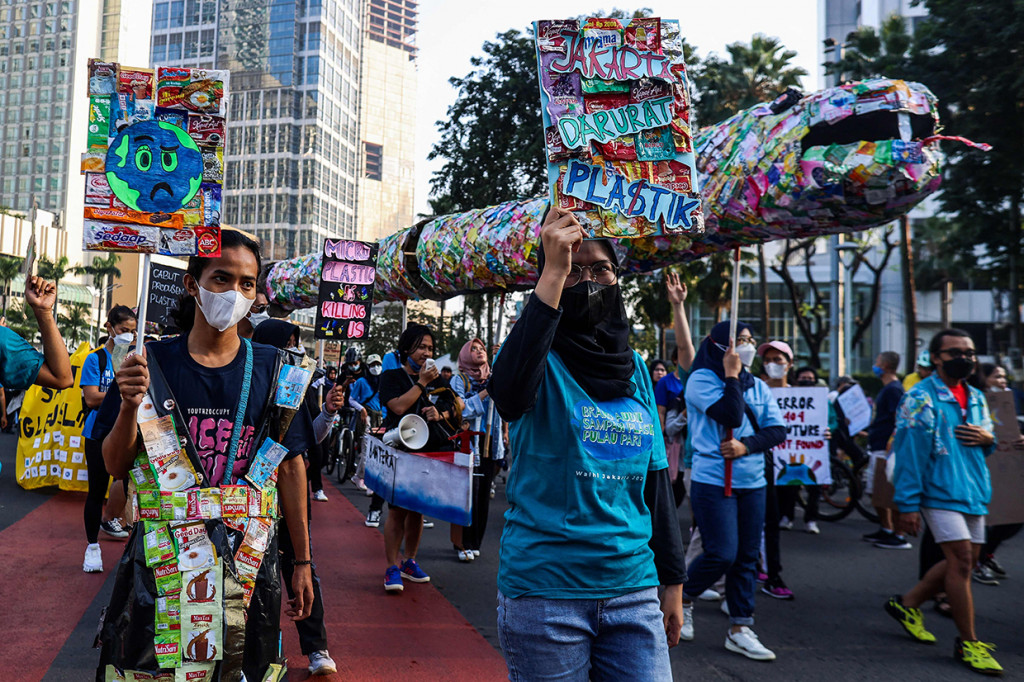 Kampanye Bebas Plastik Sekali Pakai Di Hari Bebas Kendaraan Bermotor 6739