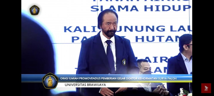 Raih Doktor Honoris Causa Bidang Sosiologi Politik, Surya Paloh: Kita Teguhkan Kembali Politik Kebangsaan