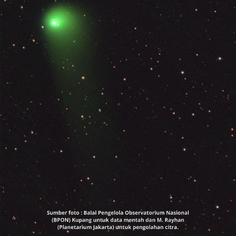 Langka! Komet Melintas Bumi