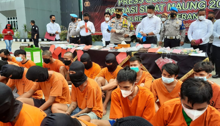 Polresta Tangerang Ungkap 20 Kasus Pidana Hasil Operasi Sikat Maung