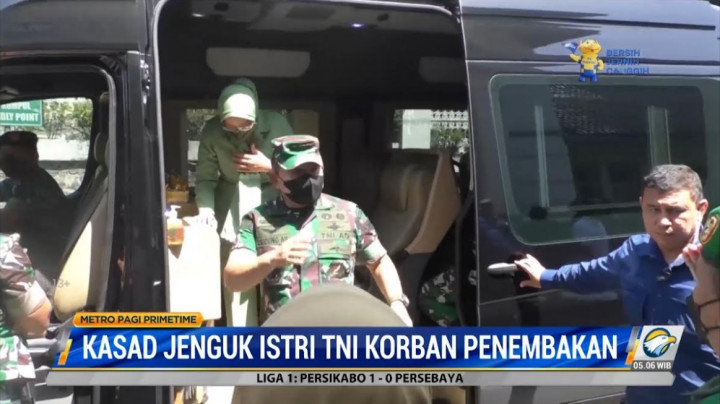 KSAD Jenguk Istri TNI Korban Upaya Pembunuhan Kopda M