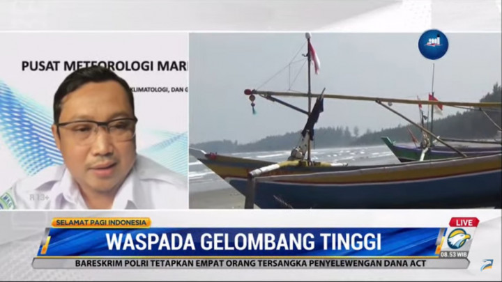 BMKG: Waspada Gelombang Tinggi Sepekan ke Depan