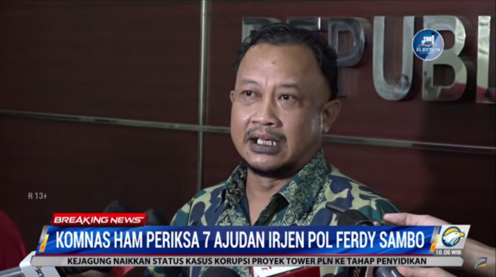 Komnas HAM Periksa 7 Ajudan Ferdy Sambo Pakai 2 Model Pemeriksaan