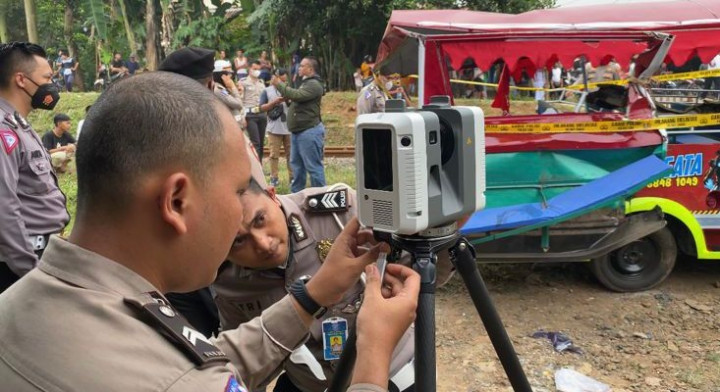 Polda Banten Selidiki Penyebab Pasti Odong-Odong Tertabrak Kereta