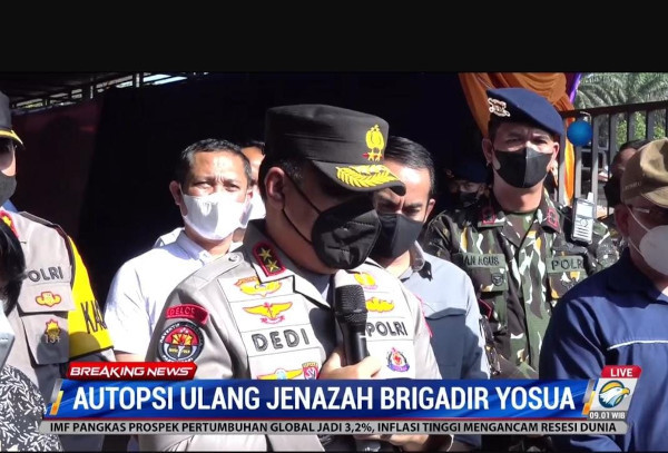 Polri: Hasil Autopsi Ulang Brigadir J Akan Dibuka di Pengadilan