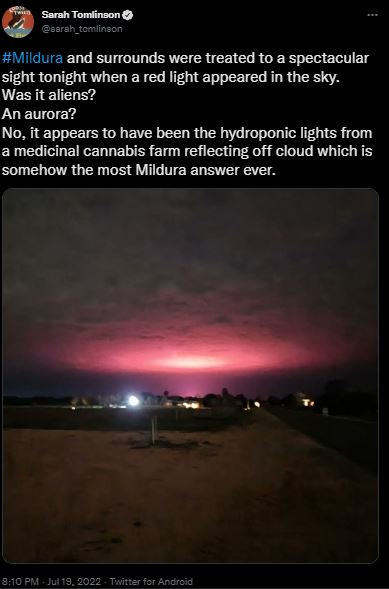 Heboh Fenomena Langit Merah Muda di Australia, Warganet: Serangan Alien?