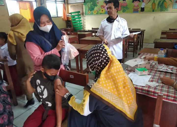 Dinkes Kota Tangerang Sisir Siswa Baru Tingkat SD yang Belum Divaksin