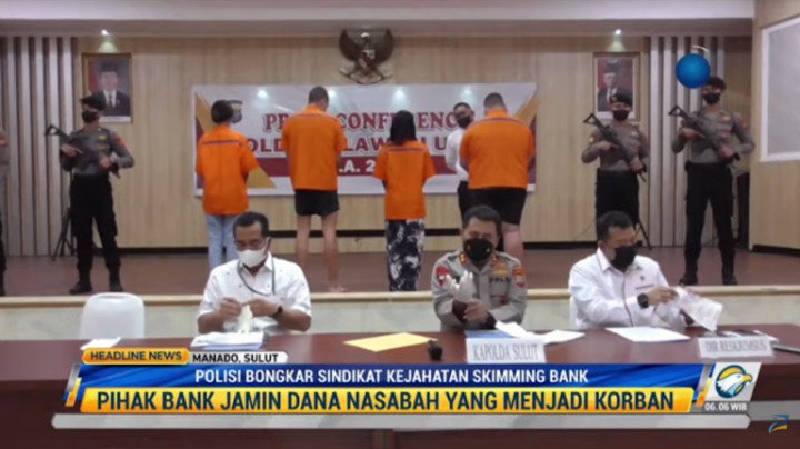 2 WNA Bulgaria Pelaku <i>Skimming</i> ATM Bank SulutGO Ditangkap