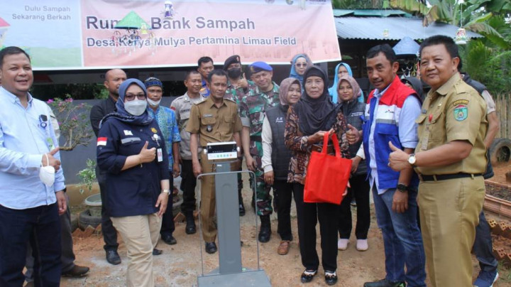 SKK Migas-Pertamina EP Limau Field Resmikan Program Bank Sampah di Prabumulih
