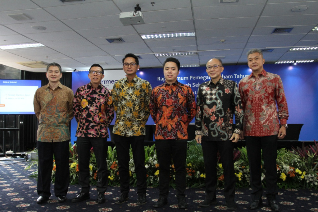 Jajaran Direksi Trimegah Sekuritas Indonesia. FOTO: Trimegah Sekuritas Indonesia 