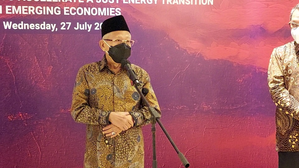 Wakil Presiden Ma'ruf Amin. Foto: Tangkapan layar. Medcom.id/Kautsar Widya Prabowo.