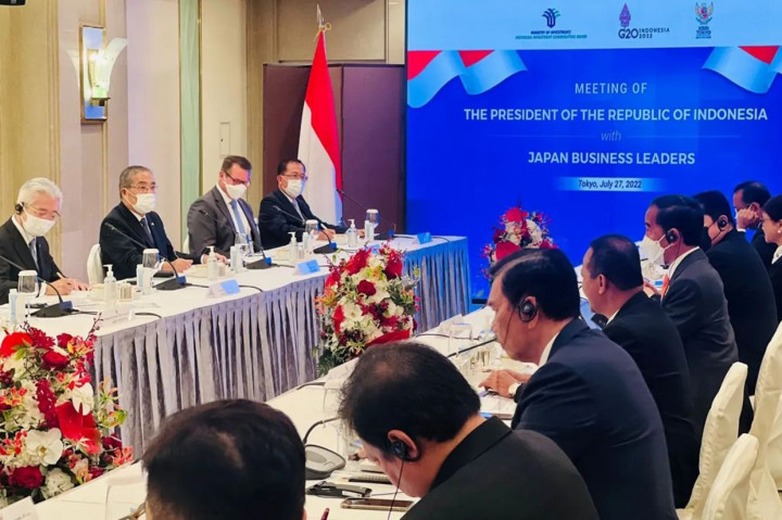 Bertemu CEO Jepang, Jokowi Sebut Indonesia Salah Satu Tempat Investasi Terbaik