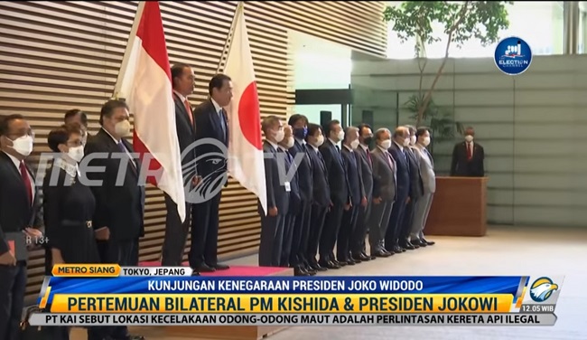Jokowi Melanjutkan Kunjungan Kenegaraan di Jepang