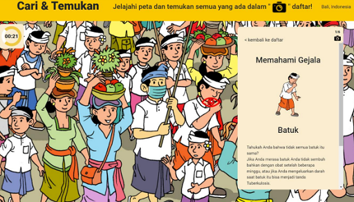 Tampilan Game TB Warriors – Hunt & Find. (Foto: Dok. Istimewa)