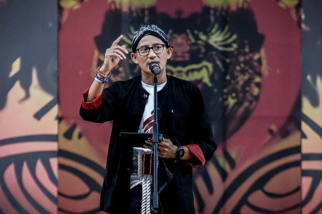 Menparekraf saat menghadiri Festival Reog Ponorogo 2022 (Foto: Kemenparekraf)