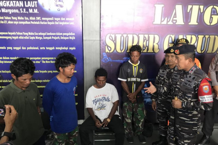 3 Hari Terapung, 4 Nelayan Diselamatkan TNI AL