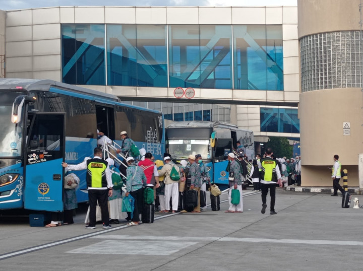 450 Haji Kloter Pertama Tiba di Palembang